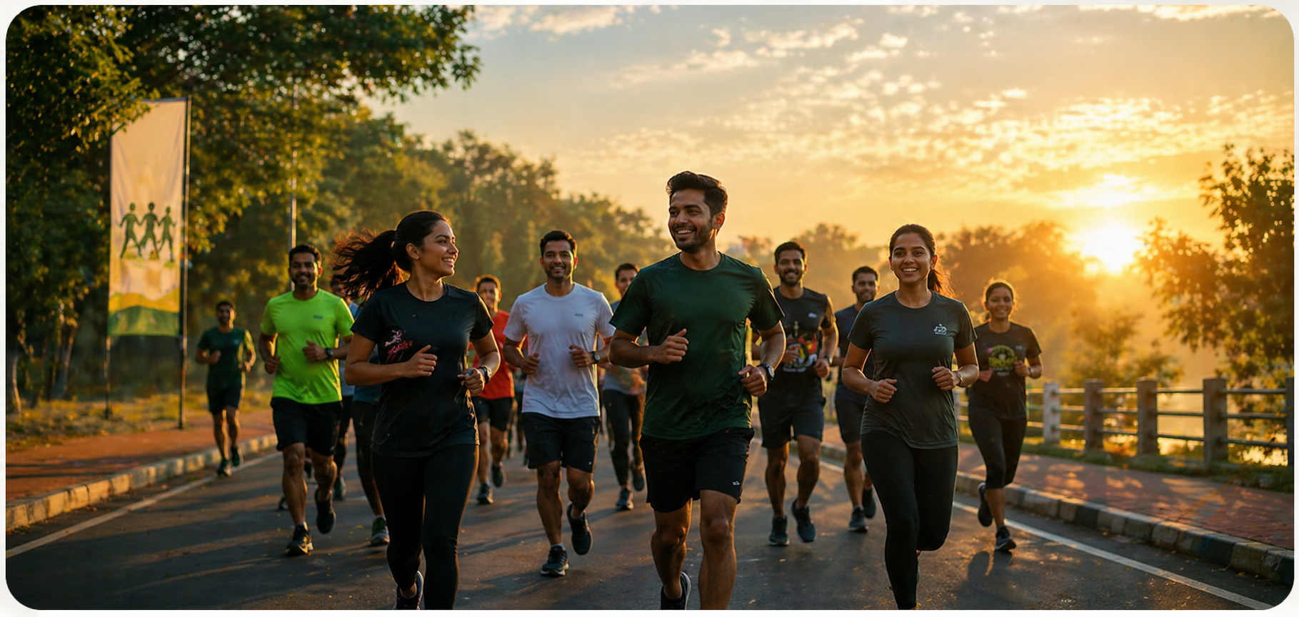 Group of runners